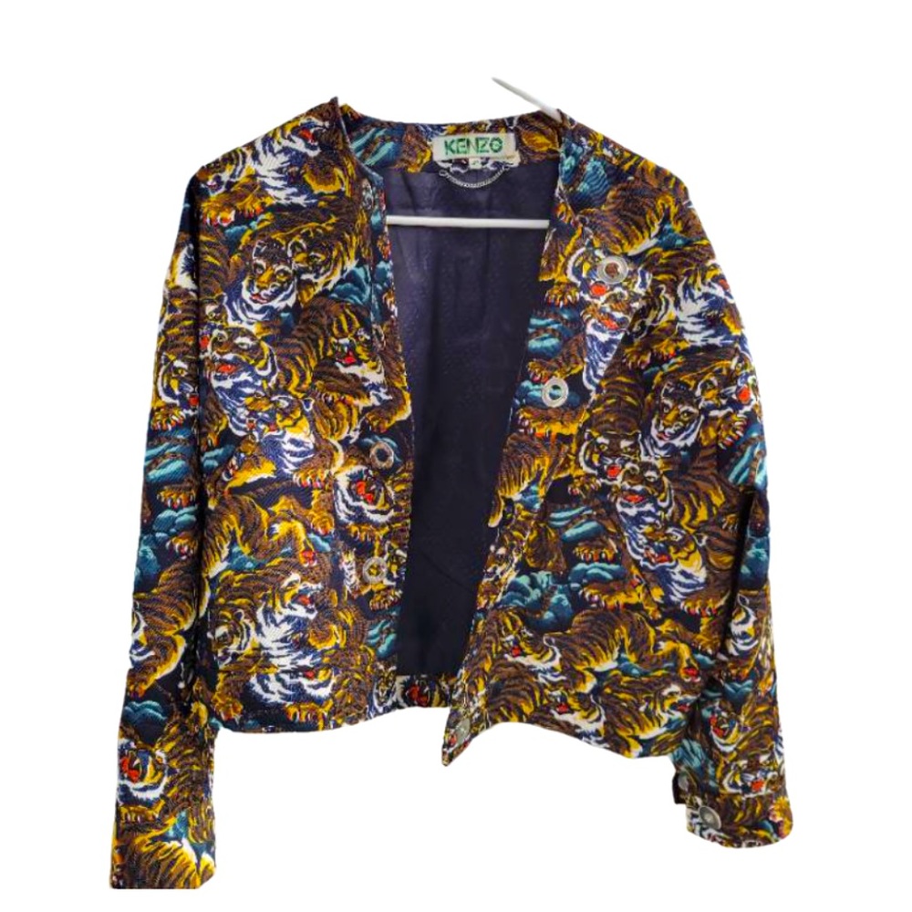👼SOLD👼Kenzo Paris Flying Tiger Print Jacket size 40